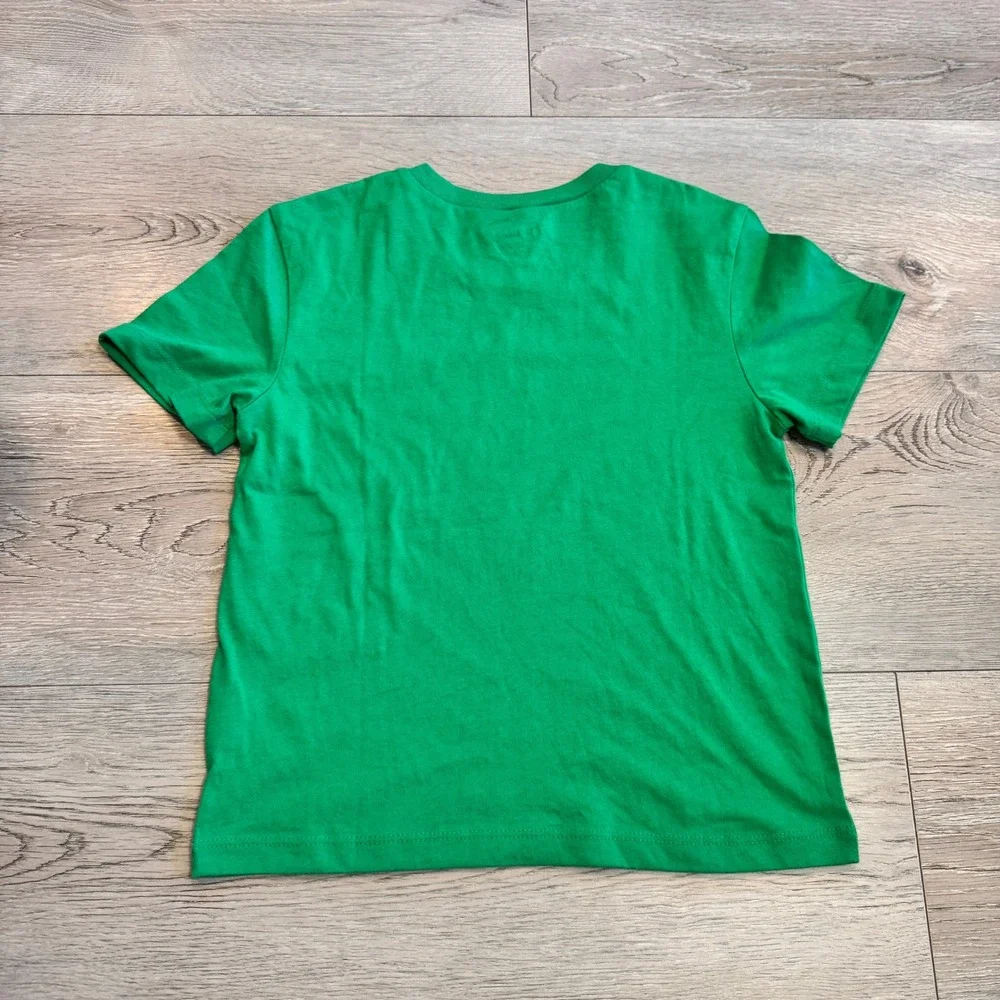 Old Navy‎ St Patricks Day Shirt Feeling Lucky Green Kids Boys Size Small 6-7